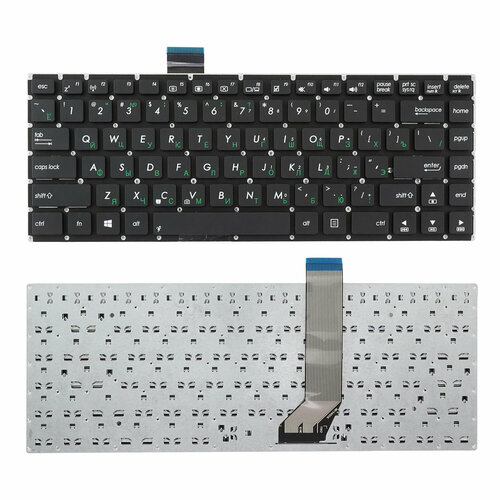 клавиатура для asus mp 12f33su 9201w черная Клавиатура для ноутбука Asus MP-12F33SU-9201W
