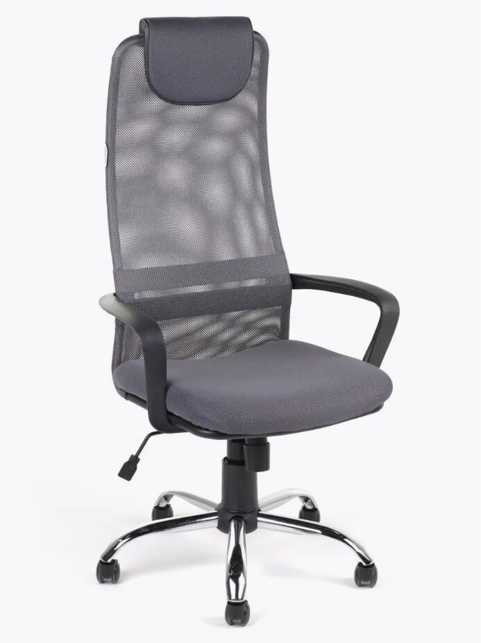 Кресло для руководителя Экспресс офис Фокс PL хром обивка: текстиль