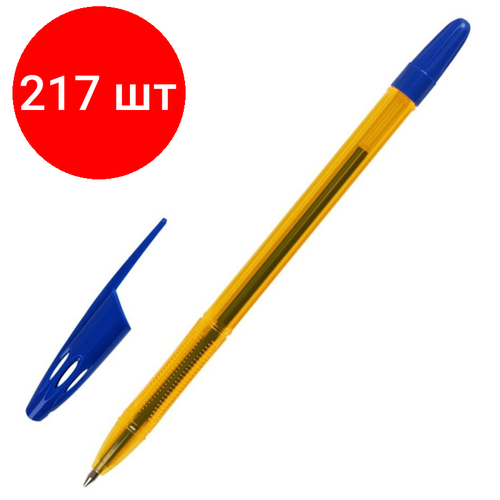 Комплект 217 штук, Ручка шариковая неавтомат. Attache 555 0.7мм син, масл, РШ205/РШ-30406