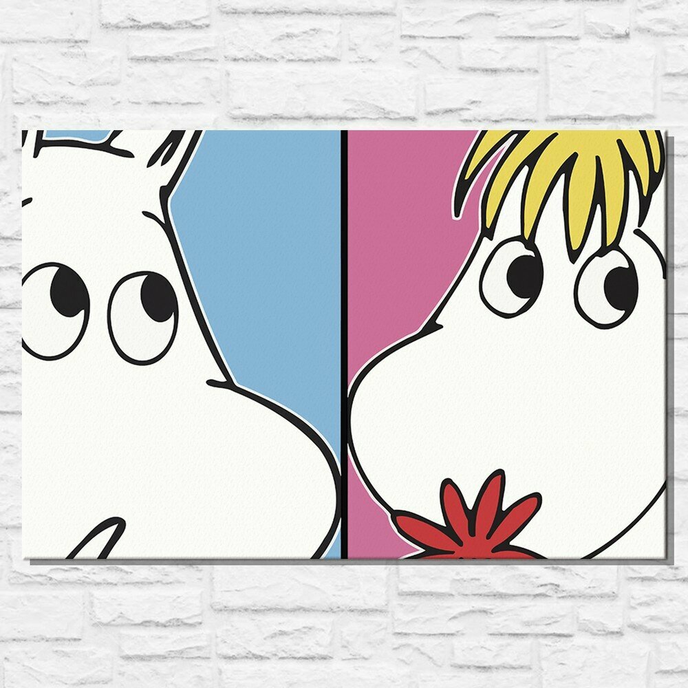 Картина по номерам на холсте муми троль (moomin, туве янссон, эстетика, уют, снуснумрик) - 13751 Г 60x40