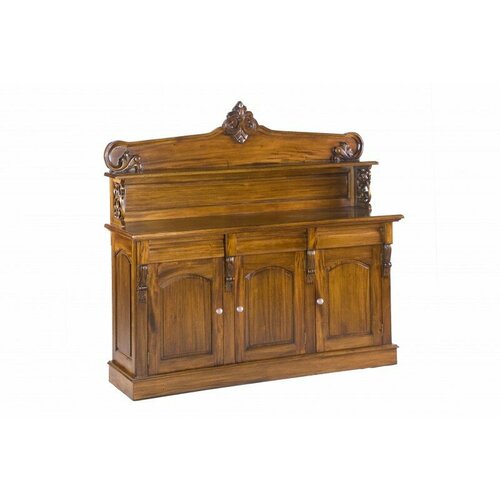 Буфет резной с полкой