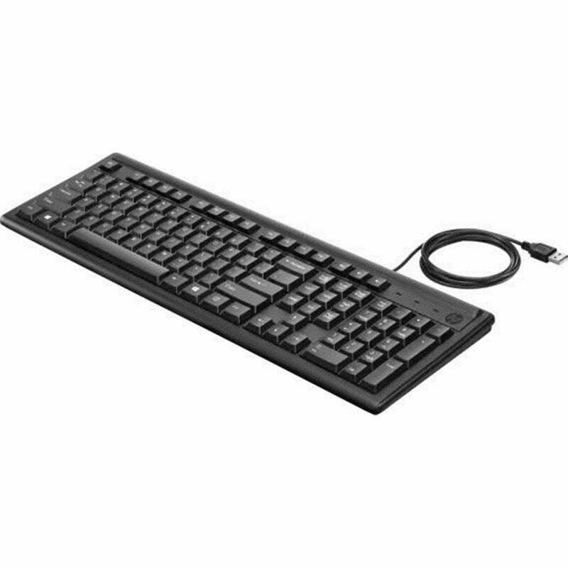 Клавиатура проводная HP Keyboard 100, USB, Черный 2UN30AA - фото №6