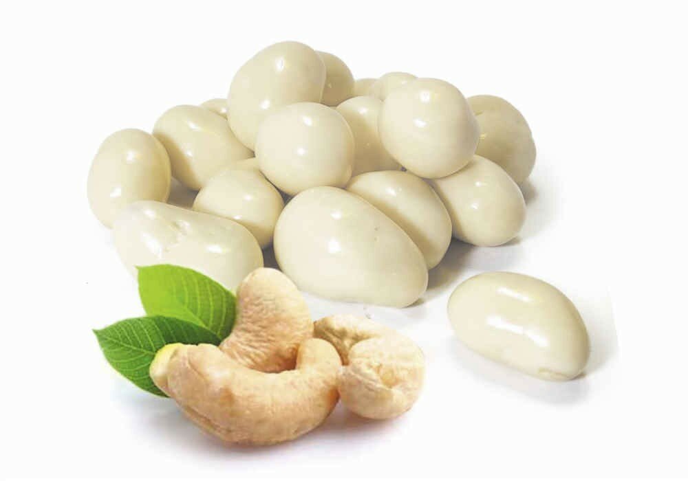 фото Кешью в белом шоколаде, Nat-food, 1000 гр