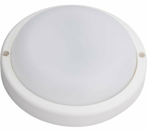 Ecola LED ДПП Светильник с датчиком движения Круг IP65 матовый белый 12W 220V 6500K 155x45 DMRD12ELC