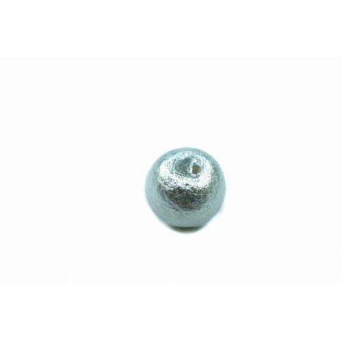 Хлопковый жемчуг Miyuki Cotton Pearl 10мм, цвет Aqua, 744-023, 1шт