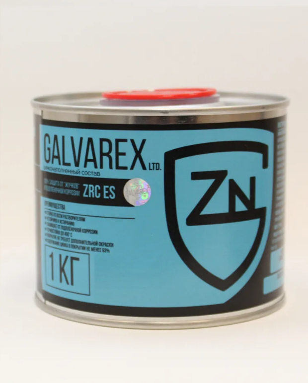 Galvarex ZRC ES 1кг цинконаполненный состав, состав холодного цинкования