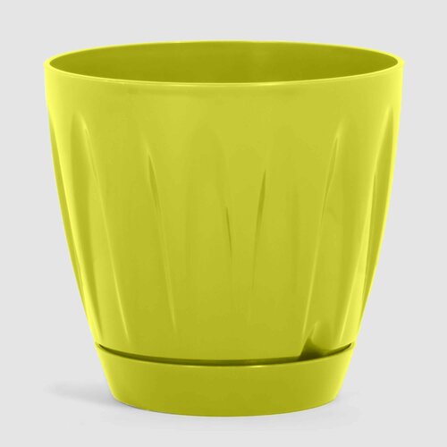 Кашпо для цветов Serinova Daisy 18х16,5 см фисташковое, горшок для цветов