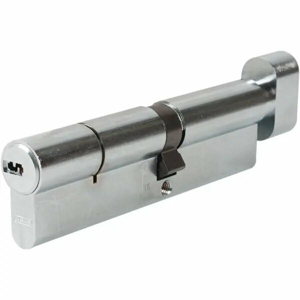 Цилиндр Abus KD6N Z55/K45 55x45 мм ключ/вертушка цвет никель