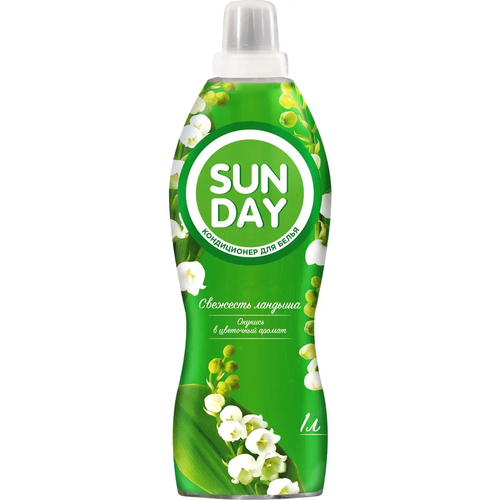 Кондиционер для белья Sunday Свежесть ландыша, 1 литр
