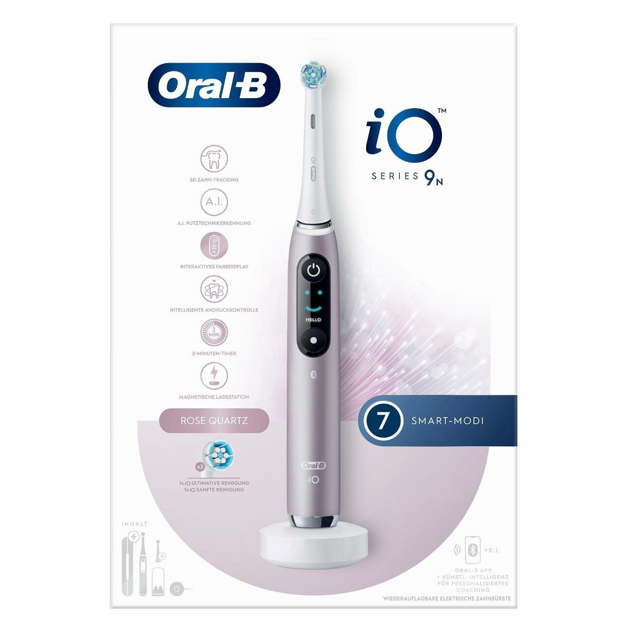 Электрическая зубная щетка Oral-B iO Series 9N/iOM9 Rose Quartz