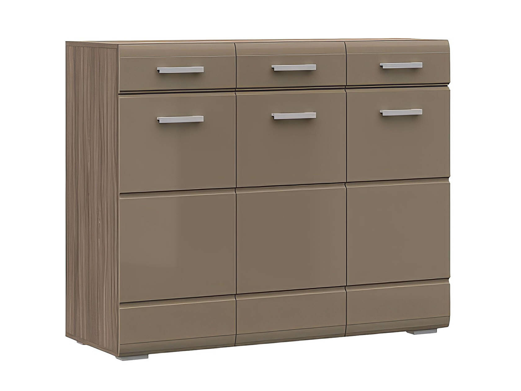 фото Комод Стендмебель Вегас Шимо темный / Кофе, глянец