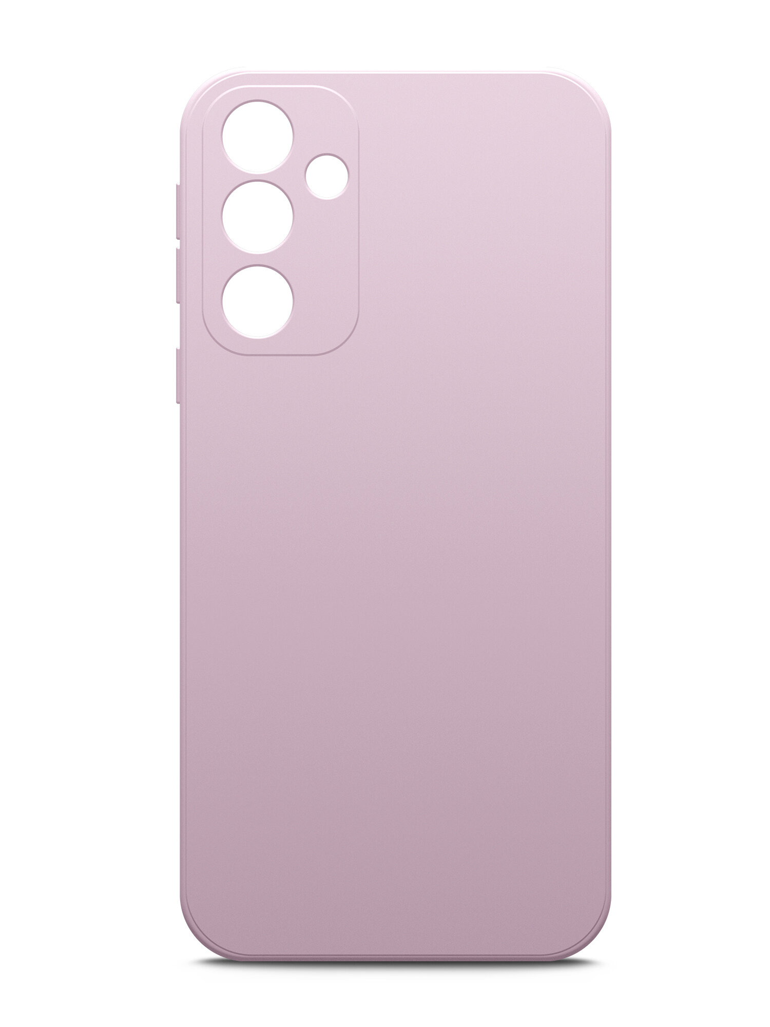 фото Чехол на Samsung Galaxy A35 (Самсунг Галакси А35) лавандовый силиконовый с защитной подкладкой из микрофибры Microfiber Case, Miuko