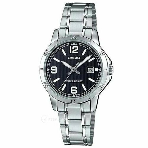 фото Наручные часы casio collection ltp-v004d-1b2, серебряный, черный