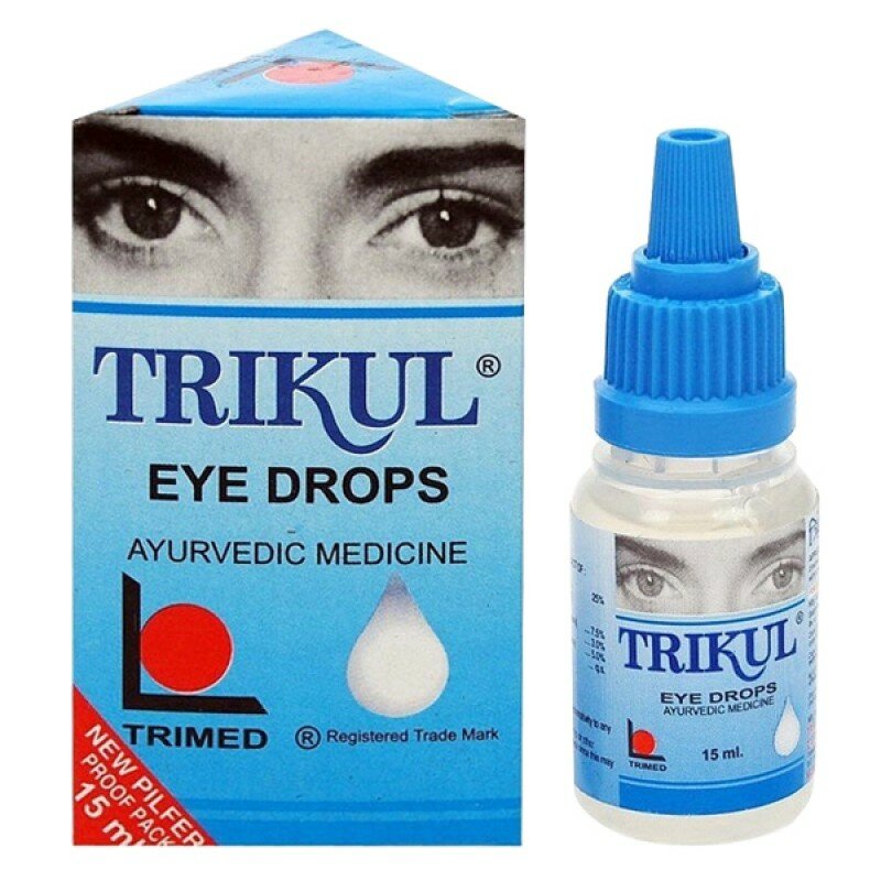 Трикул капли для глаз марки Тримед Trikul eye drops Trimed 15 мл