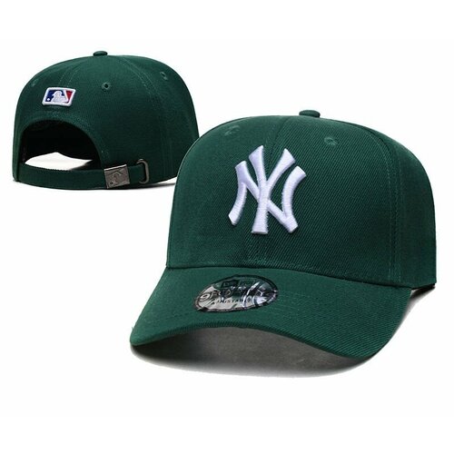 фото Бейсболка ny, размер 55/60, зеленый без бренда
