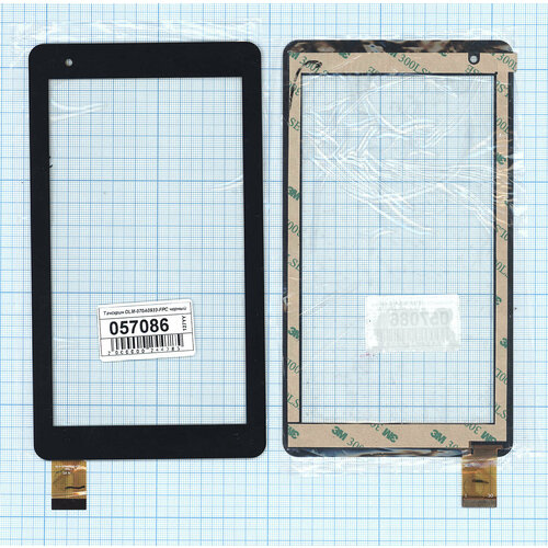 Сенсорное стекло (тачскрин) OLM-070A0933-FPC черное тачскрин для планшета 7 0 olm 070b0435 fpc 185 104 mm