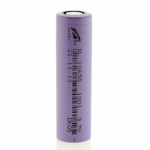 Аккумулятор 18650, Li-ion 3.7V - 2000mAh, C5 аккумулятор li ion 11 1v 2000mah 2х пиновый 110мм орбиган