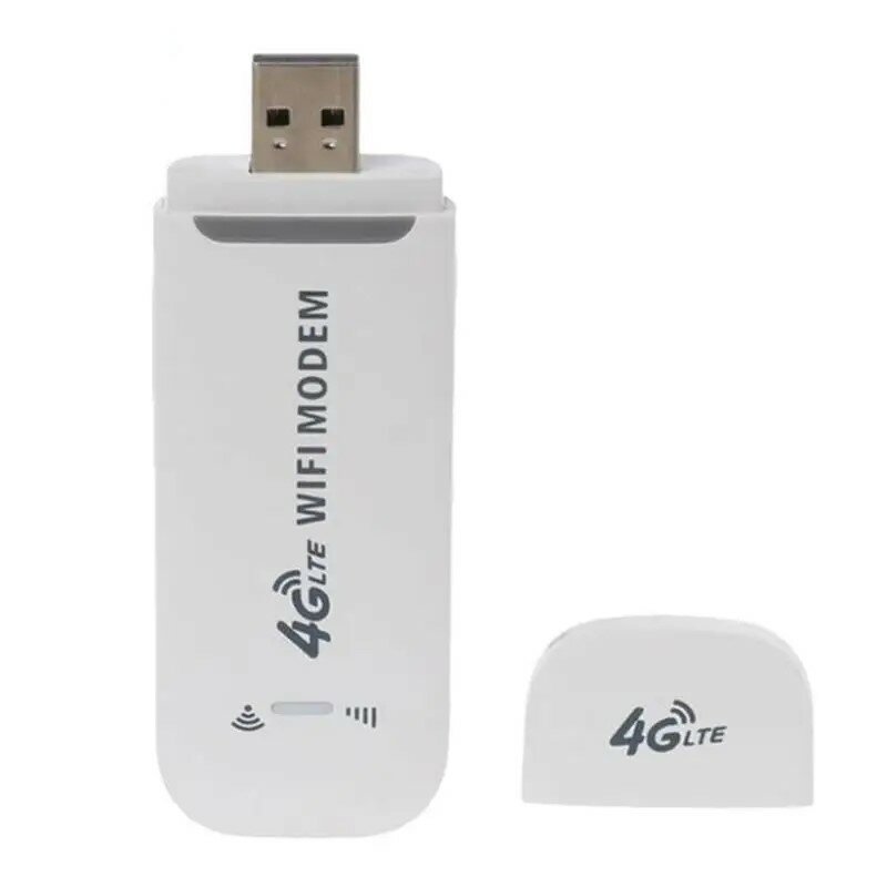 Модем, 4g lte модем, usb модем, интерфейс подключения USB, поддержка сетей 4G, исполнение внешнее, белый