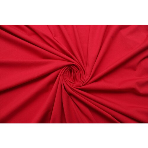 Ткань Трикотаж-стрейч малиново-красный, ш180см, 0,5 м