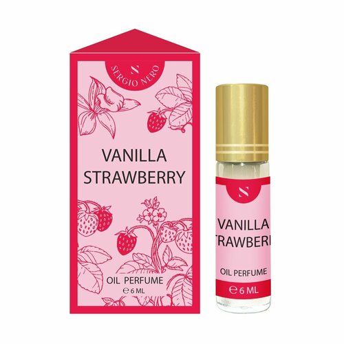 фото Sergio nero/ духи масляные женские vanilla strawberry 6мл/парфюм женский, духи-масло, ваниль, клубника euroluxe