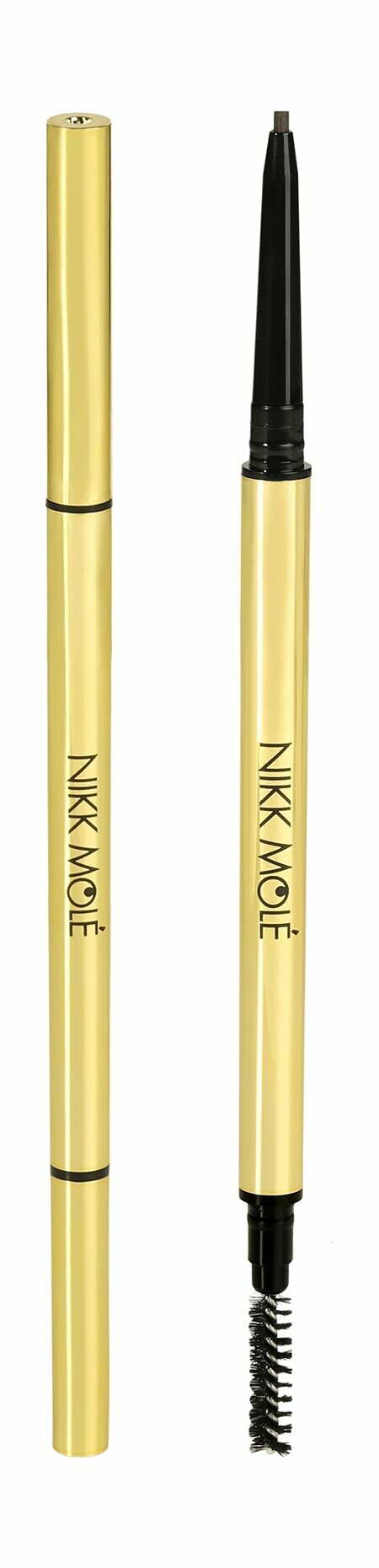 NIKK MOLE Карандаш для бровей Ultraslim Nikk Mole, Medium brown - теплый коричневый