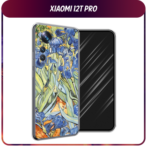 Силиконовый чехол на Xiaomi 12T Pro / Сяоми 12Т Про Ирисы Ван Гог силиконовый чехол на xiaomi 12t pro сяоми 12t про бриллианты