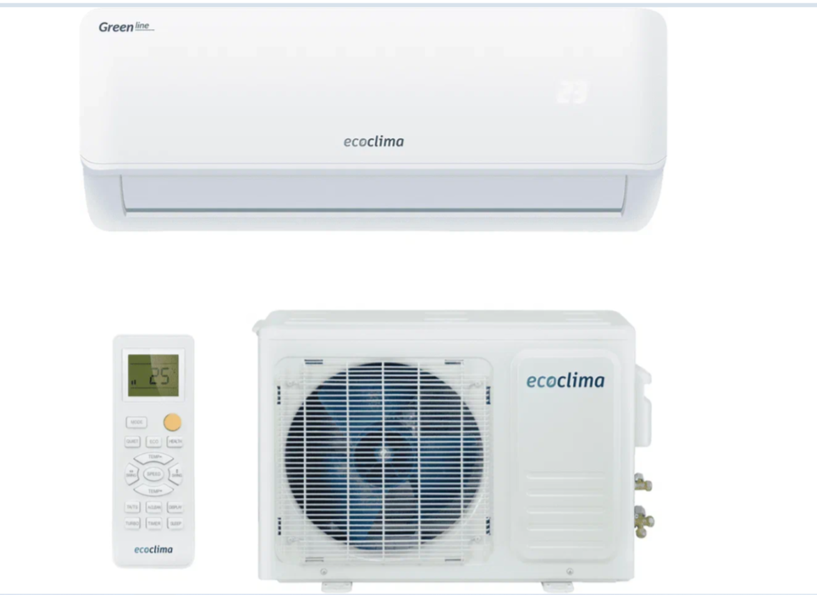 Настенная сплит-система Ecoclima ECW-12QC + EC-12QC, белый - фотография № 9