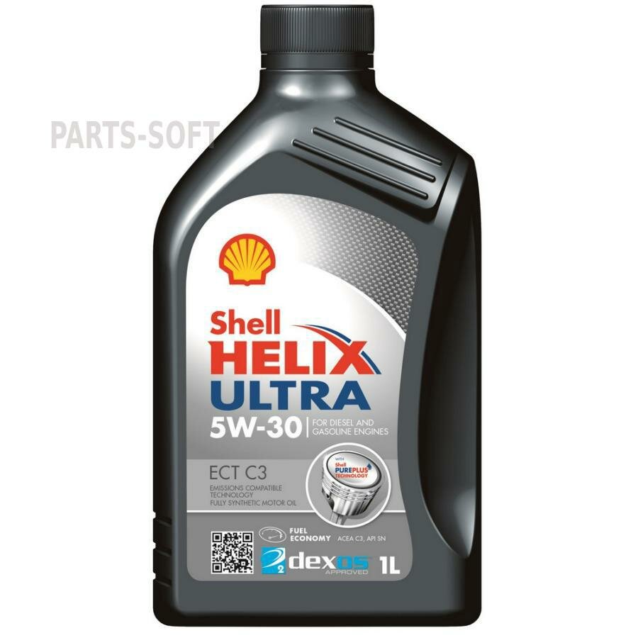 SHELL 550049781 Масло моторное синтетическое Helix Ultra ECT C3 5W-30, 1л
