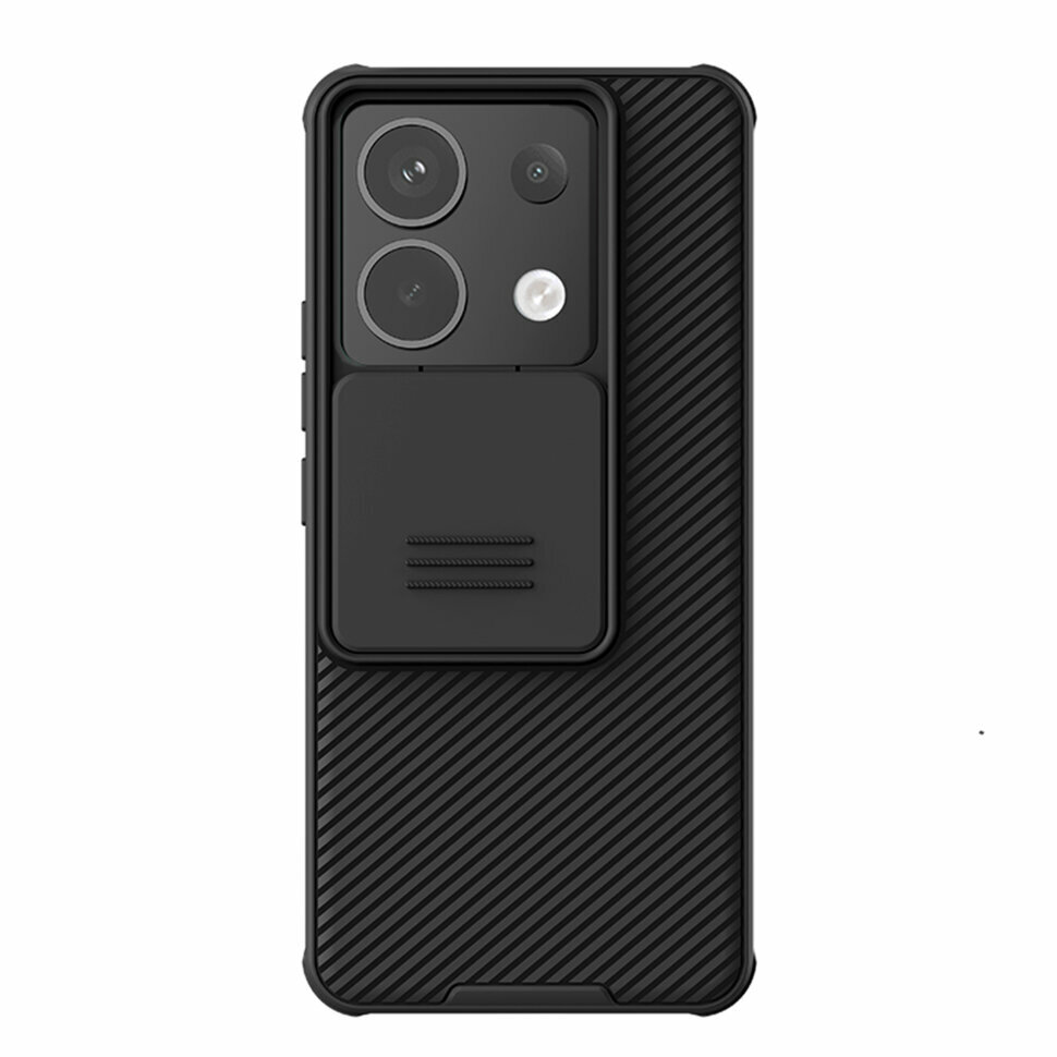 Накладка Nillkin Cam Shield Pro пластиковая для Xiaomi Redmi Note 13 Pro 5G / Poco X6 5G Black (черная)