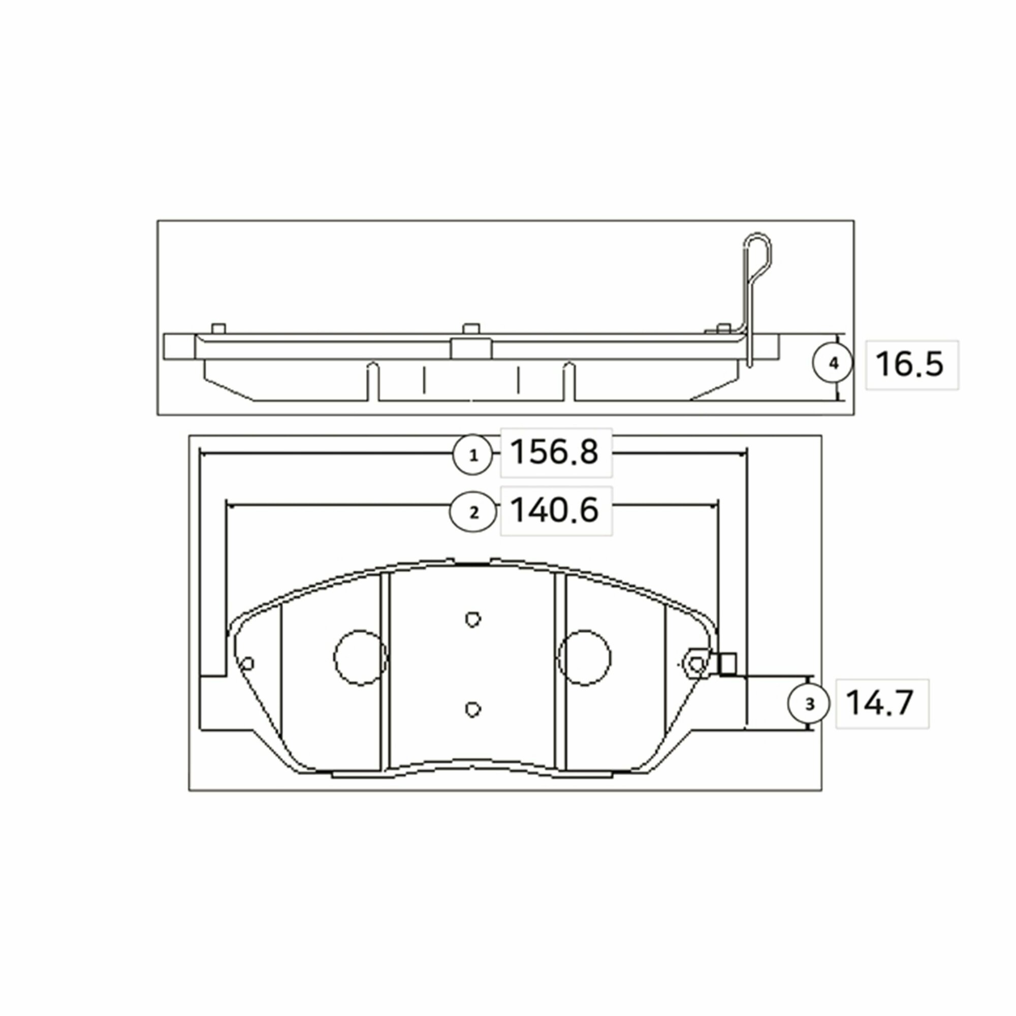 Колодки тормозные Митсубиси Паджеро Спорт Монтеро Спорт MITSUBISHI PAJERO SPORT/MONTERO SPORT 08>/L200 05> передние Комплект 4 шт