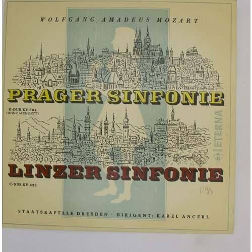 Виниловая пластинка Вольфганг Амадей Моцарт - Пражская Симф виниловая пластинка моцарт симфония 31 концерт для к