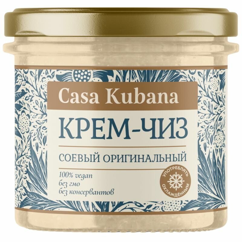 Крем-чиз соевый оригинальный, 90 гр Casa Kubana