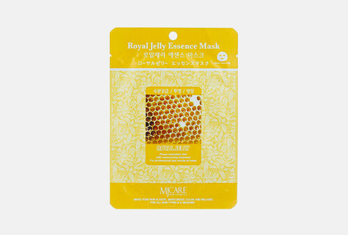 Маска тканевая для лица Mijin Care Facial mask with Royal Jelly / вес 23 гр