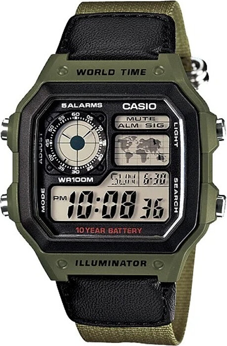 Наручные часы CASIO AE-1200WHB-3B