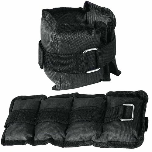 Утяжелители для ног и рук детские для художественной гимнастики тренировочный комплект грузов для фитнеса спорта бега браслет с отягощением для тренировок дома кросстренинга набор 2 шт по 1 кг 615₽