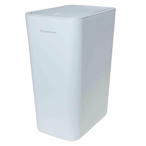 Емкость для мусора 12 л с кнопкой открывания пластик прямоугольное серое Push new 1990₽