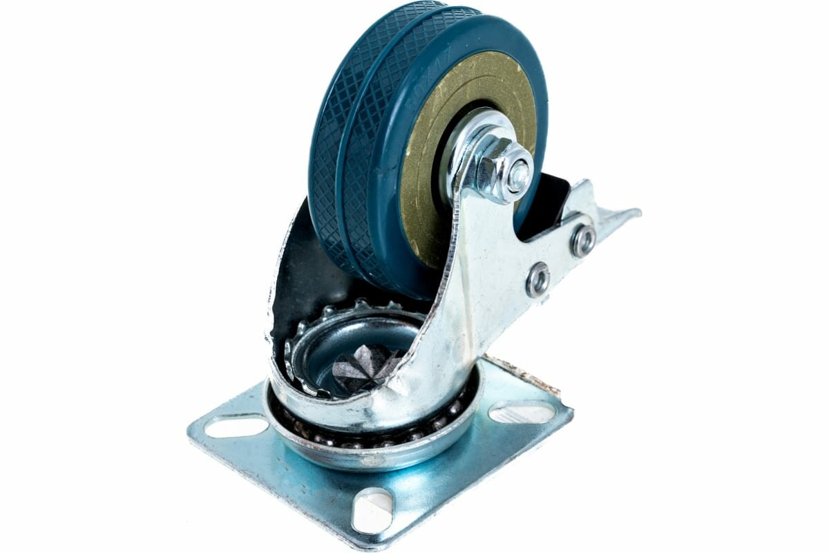 фото MFK-TORG Колесо сер рез поворот с тормоз металл 50мм SCGB M 25 3054050