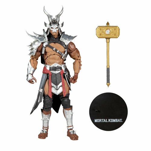 Mortal Kombat Shao Kahn Шао Кан Серебро фигурка фигурка mcfarlane toys шао кан мортал комбат