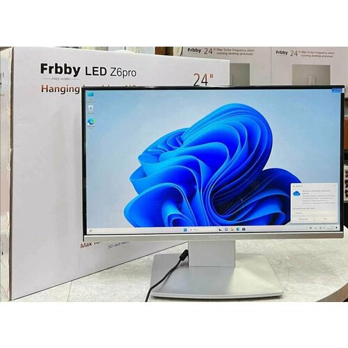 24" Моноблок Frbby Z6 Pro Silver RG240, 1920x1080, Intel N5095, RAM 8ГБ, SSD 256ГБ, Intel HD Graphics