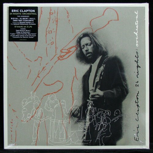 Виниловая пластинка Reprise Eric Clapton – 24 Nights: Orchestral (3LP) компакт диск warner eric clapton – 24 nights orchestral 2cd dvd