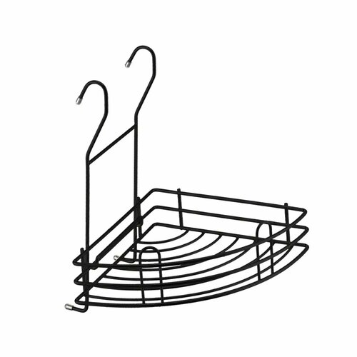 Полка угловая малая Lemax 25x255x195 см цвет черный 986₽