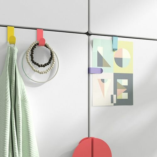 Крючки икеа LATTHET, разноцветные — фото 1