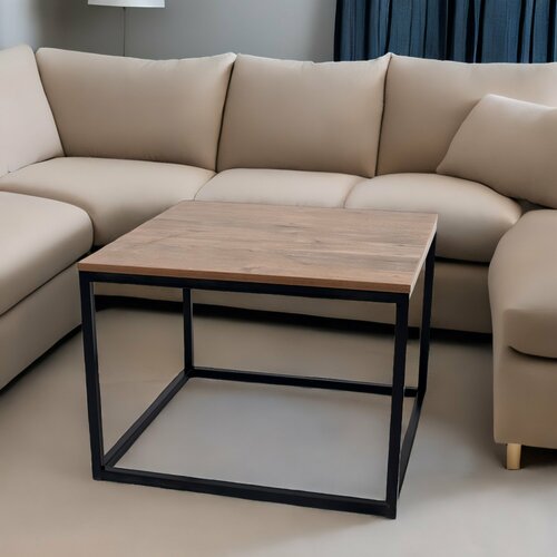 Журнальный стол Your Stol, для гостиной, для настольных игр, квадратный, темный венге