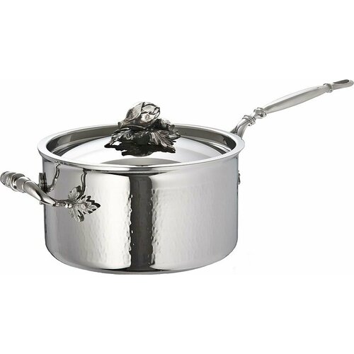 Сотейник с крышкой из нержавеющей многослойной стали Opus Prima 20см, 3,5л. ручная работа Ruffoni Италия