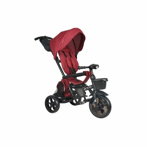 Велосипед коляска трехколесный с ручкой Tech Team Ricco red красный 13042₽
