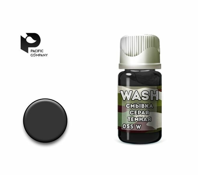 фото Pacific88 Organica Wash, Смывка Серая темная (Dark grey), 10 мл