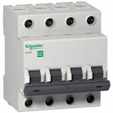 фото Автоматический выключатель Schneider Electric Easy9 4P 32А (B) 4.5кА, EZ9F14432