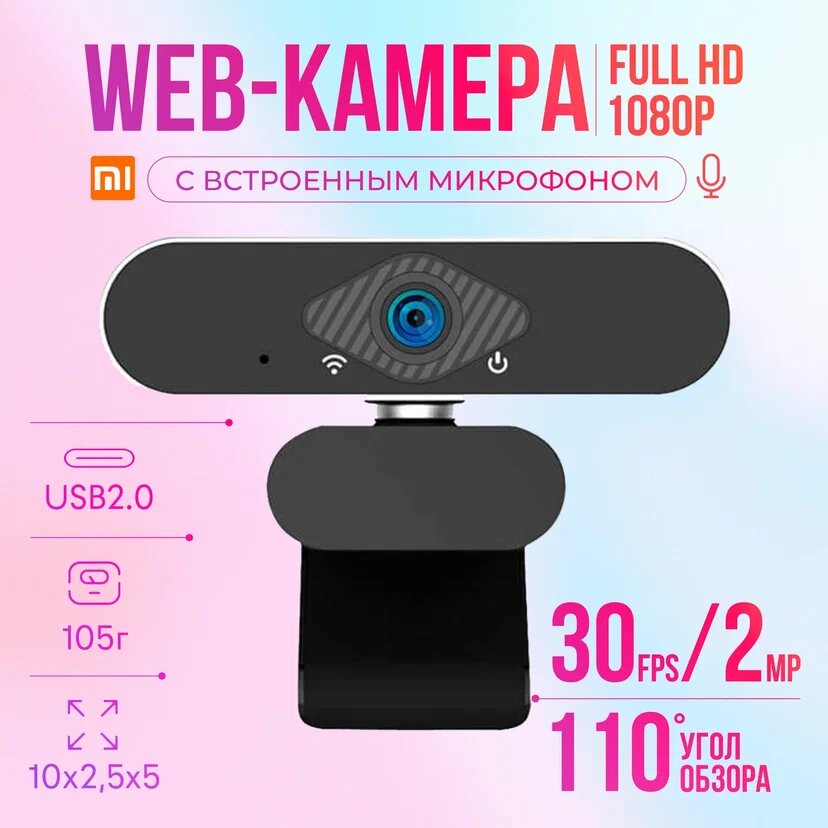 Веб-камера Xiaovv Via USB Camera 1080P - XVV-3320S-USB