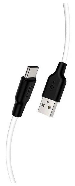 Кабель Hoco X21 Plus USB - Type-C, 1 м, 1 шт, белый