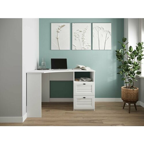 Компьютерный стол с выдвижными ящиками Канзас 2 90120х76х60 Белый1 24456₽